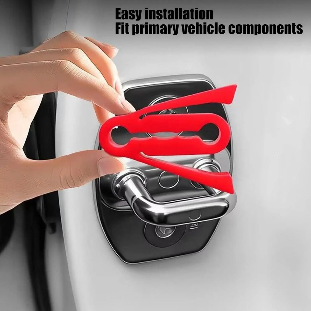 Silicone Car Door Latch Covers 4-Pack | Anti-Collision Pads Car Door Protector Axl