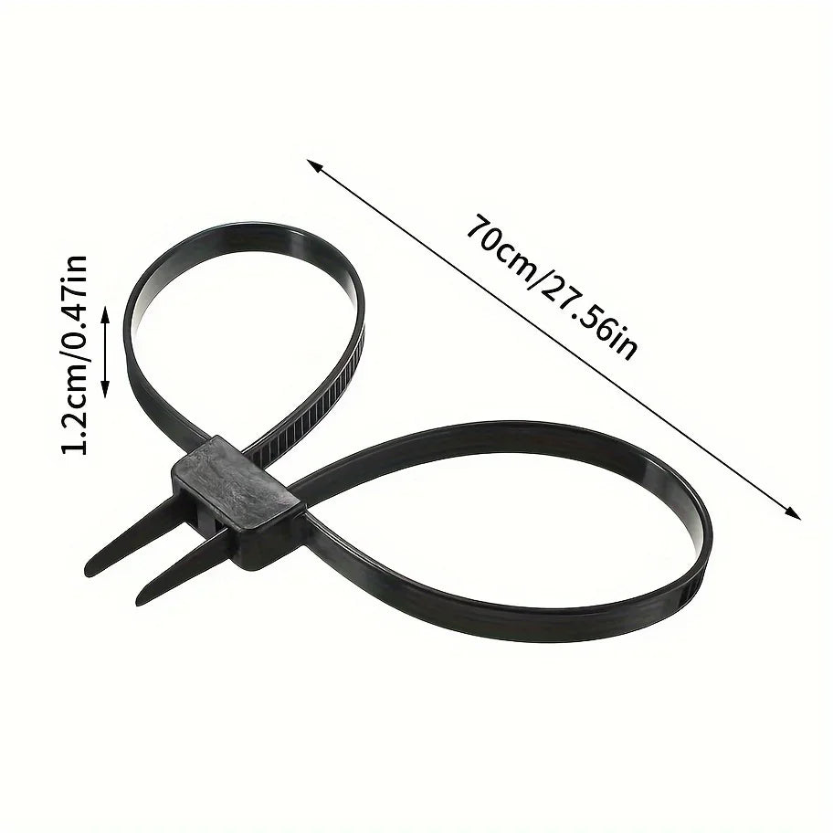 Black Nylon Zip Ties – UV Resistant Anti-Slip Cable Ties Nylon Cable Ties Axl