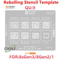 BGA Reballing Stencil for Snapdragon SM8750 SM8650 SM8550 8Gen2 BGA Reballing Stencil Axl China Mainland