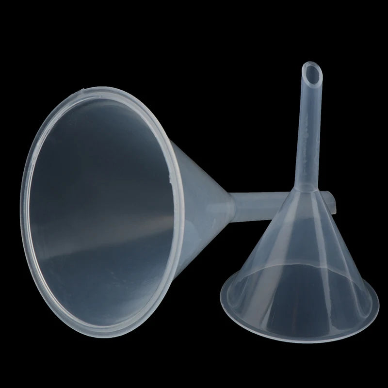 Clear Plastic Lab Filter Funnel – 60mm & 90mm Mouth Lab Filter Funnel Axl