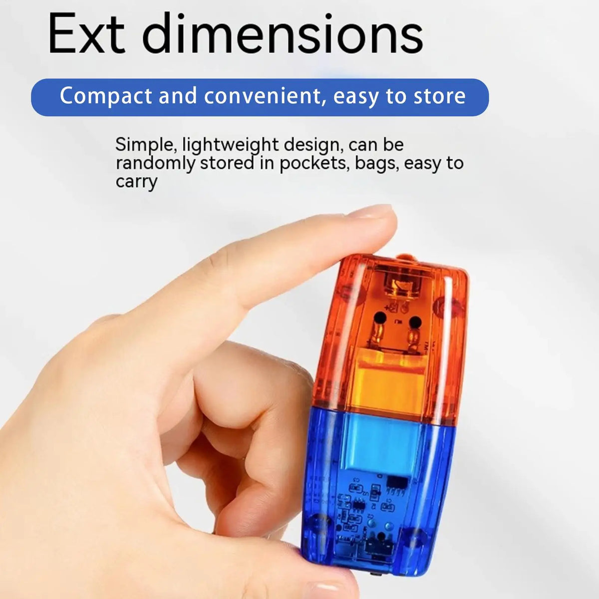 USB Rechargeable LED Shoulder Strobe Light for Night Running LED Safety Clip Light Axl