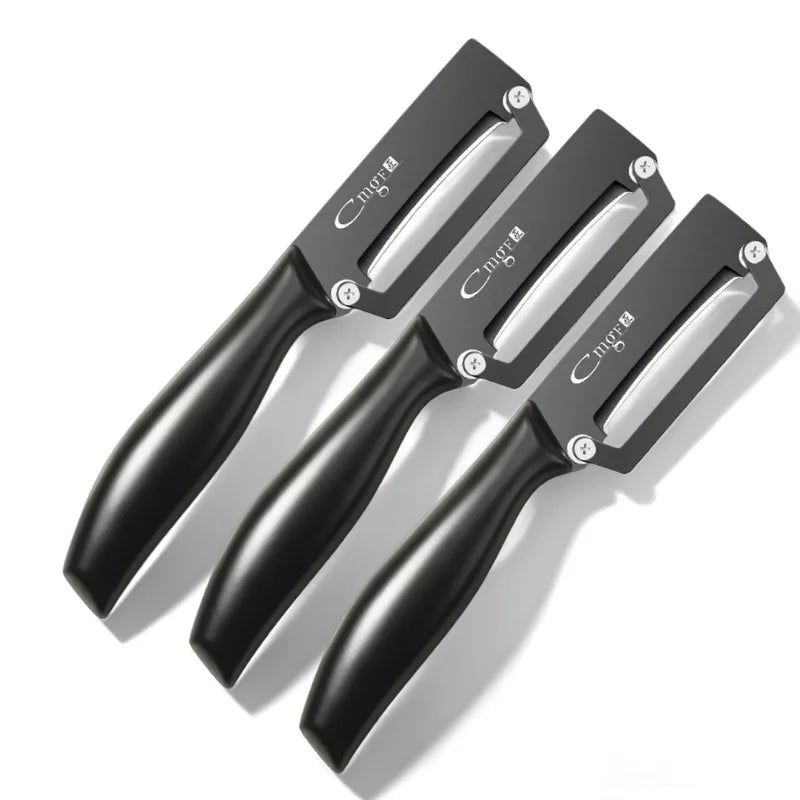 Stainless Steel Vegetable & Fruit Peeler | Sharp Ceramic Blade Vegetable Peeler Axl 3 PCS