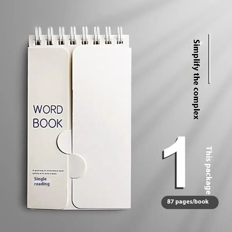Portable Spiral Vocabulary Notepad | Pocket Shorthand Notebook Spiral Notepad Axl A1