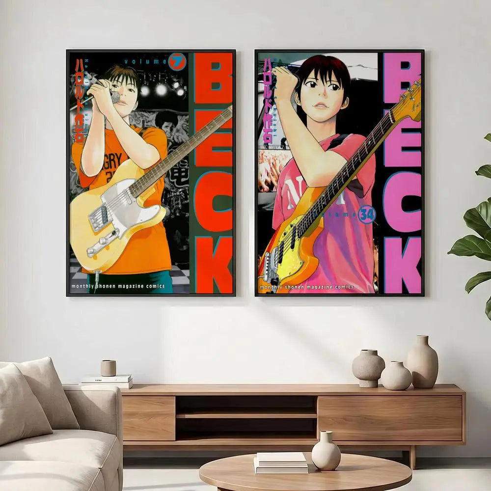 Beck Singer HD Poster – Waterproof Adhesive Wall Art Decor Wall Art Poster Axl