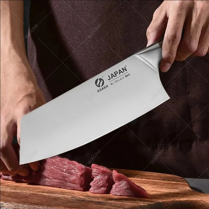Professional Stainless Steel Kitchen Knife Set – Chef & Cleaver Kitchen Knife Set Axl