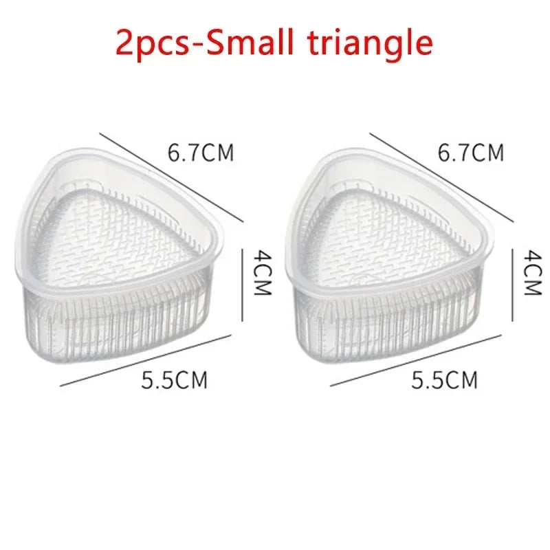 Onigiri Rice Ball Mould Set – Triangle & Shape Sushi Maker Sushi Rice Mould Axl Small