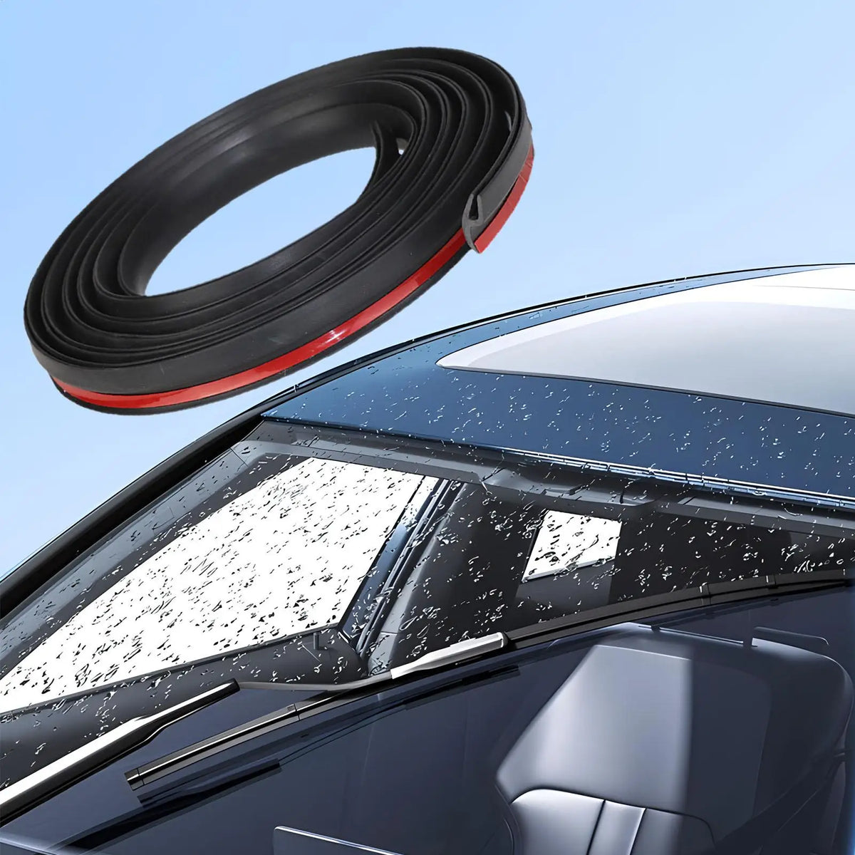 H-Shape Car Windshield Rubber Sealing Strip – Window Seal Car Sealing Strip Axl