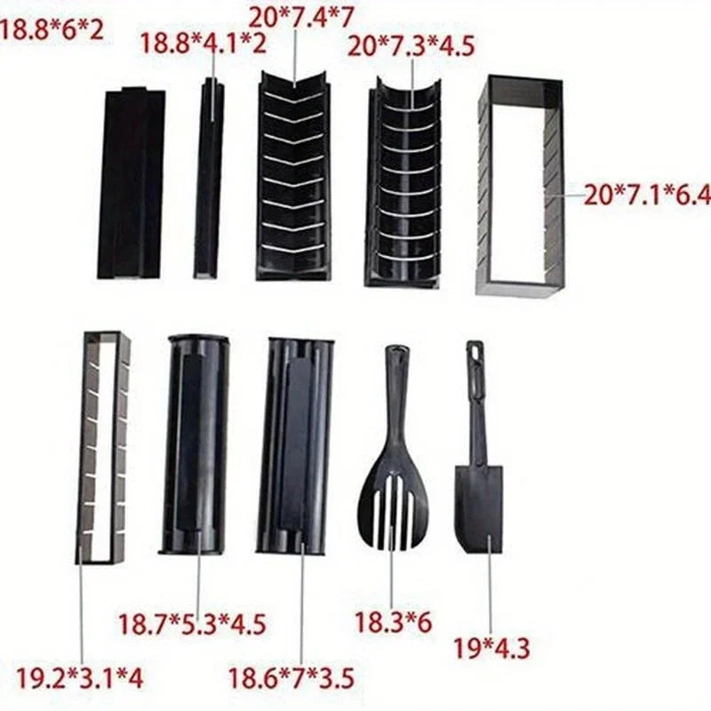 Sushi Making Kit – DIY Sushi Mould & Rice Roll Tool for Beginners Sushi Making Kit Axl