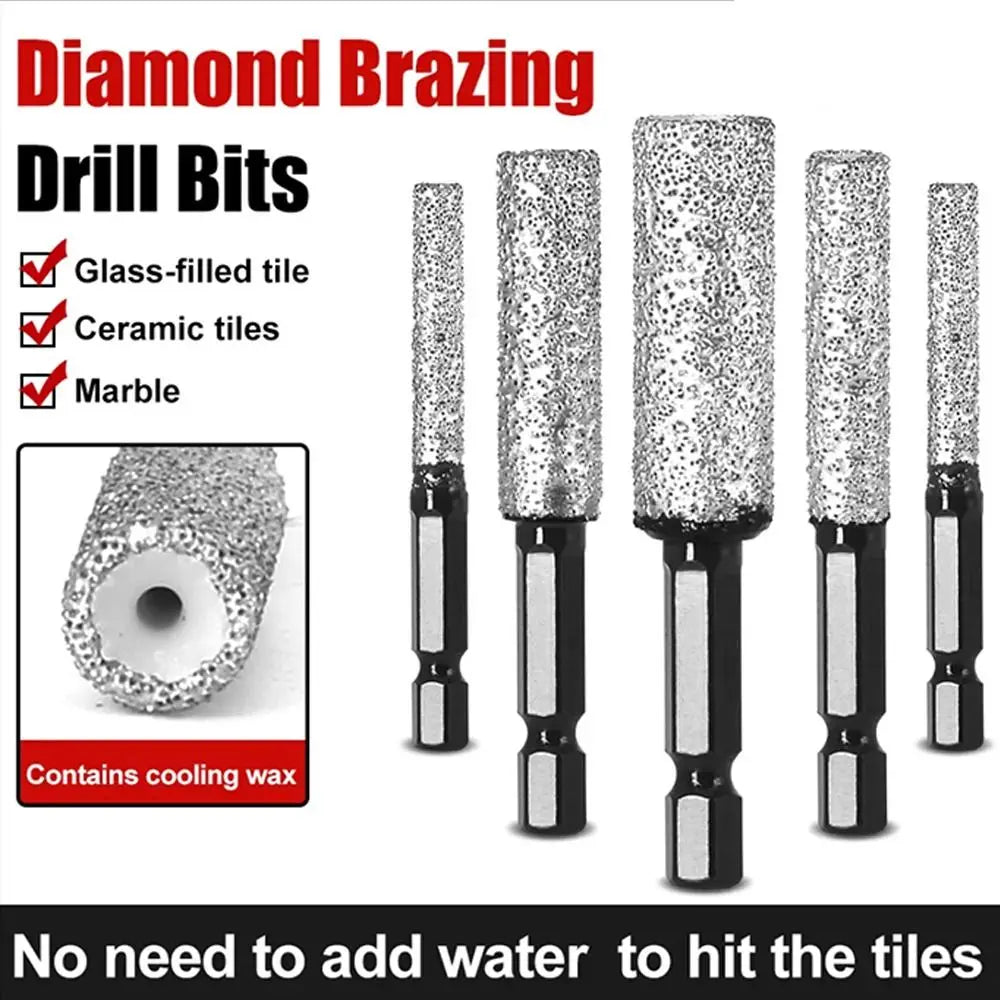 Diamond Drill Bit Hole Saw – Hex Shank for Tile & Porcelain Diamond Drill Bit Axl