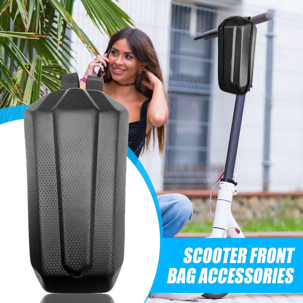 3L Waterproof Hard Shell Front Bag – Scooter & Bike Storage Bike Front Bag Axl