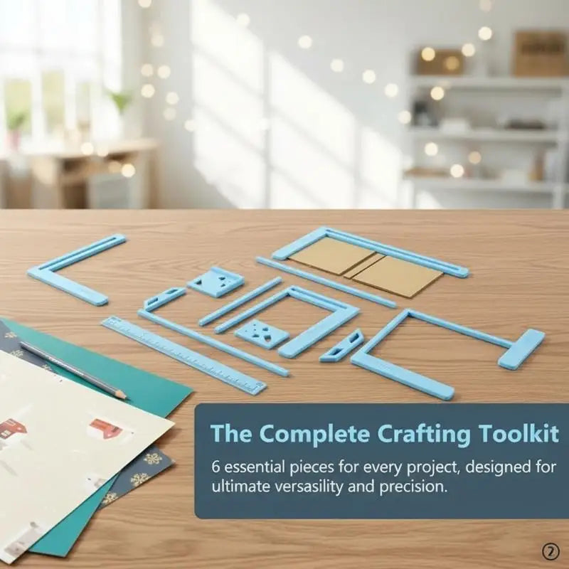 6-Piece Bookbinding Scrapbooking Tools Kit – DIY Craft Set Bookbinding Craft Kit Axl