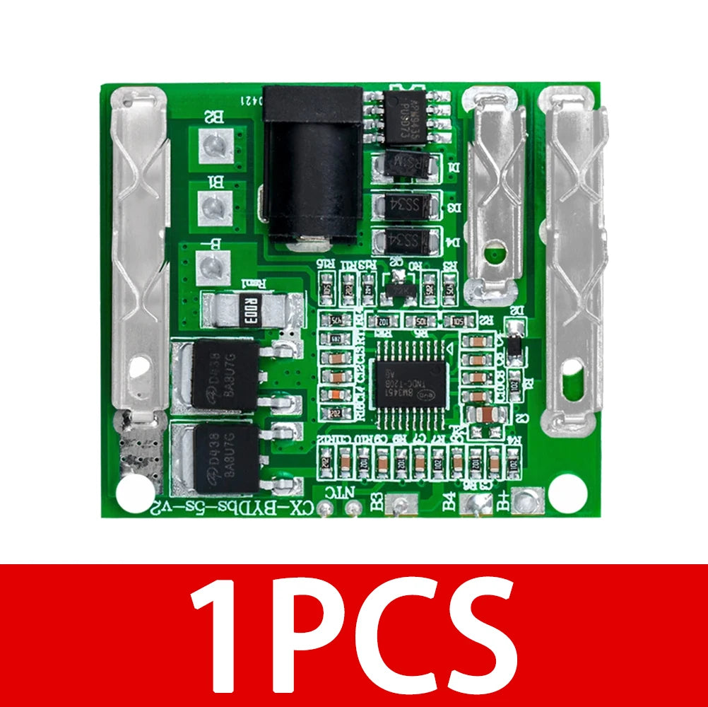 5S 18V 21V 20A BMS Li-Ion Battery Protection Circuit Board BMS Protection Board Axl 1PCS 30a