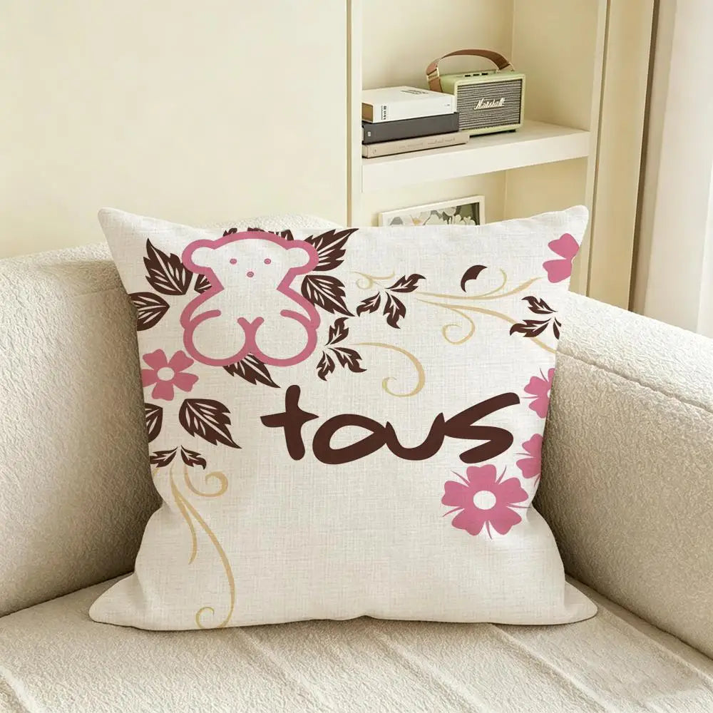 Natural Linen Cushion Covers – Sofa, Bed & Chair Décor Linen Cushion Cover Axl White5 45X45cm