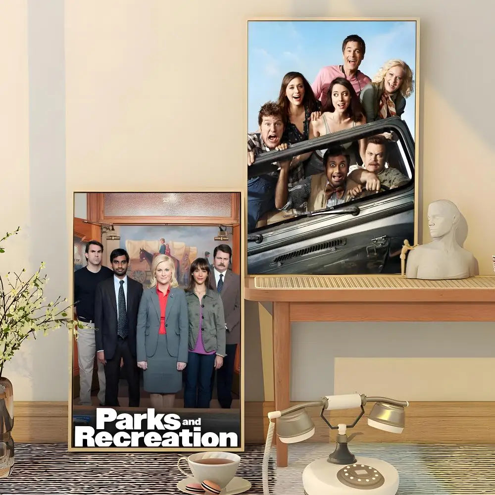 Parks & Recreation TV Poster – HD Waterproof Wall Sticker Wall Poster Sticker Axl