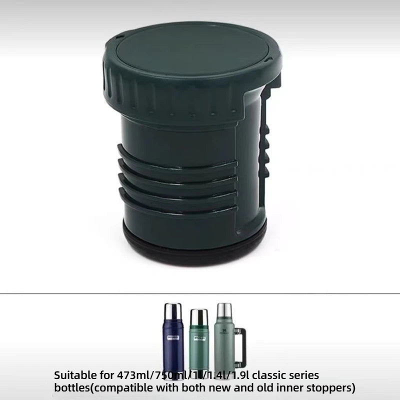 Thermos Stopper Replacement – 1.1 QT & 2 QT Wide Mouth Cap Thermos Replacement Stopper Axl Green 1PCS
