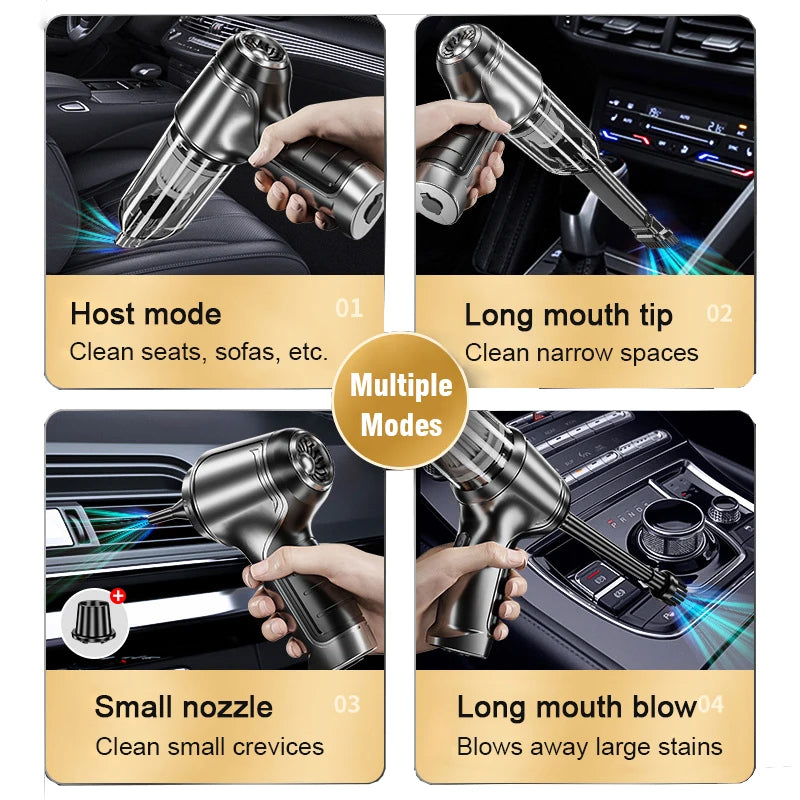 BALASHOV Cordless Handheld Vacuum – 12000Pa Car & Home Cleaner Handheld Vacuum Cleaner Axl