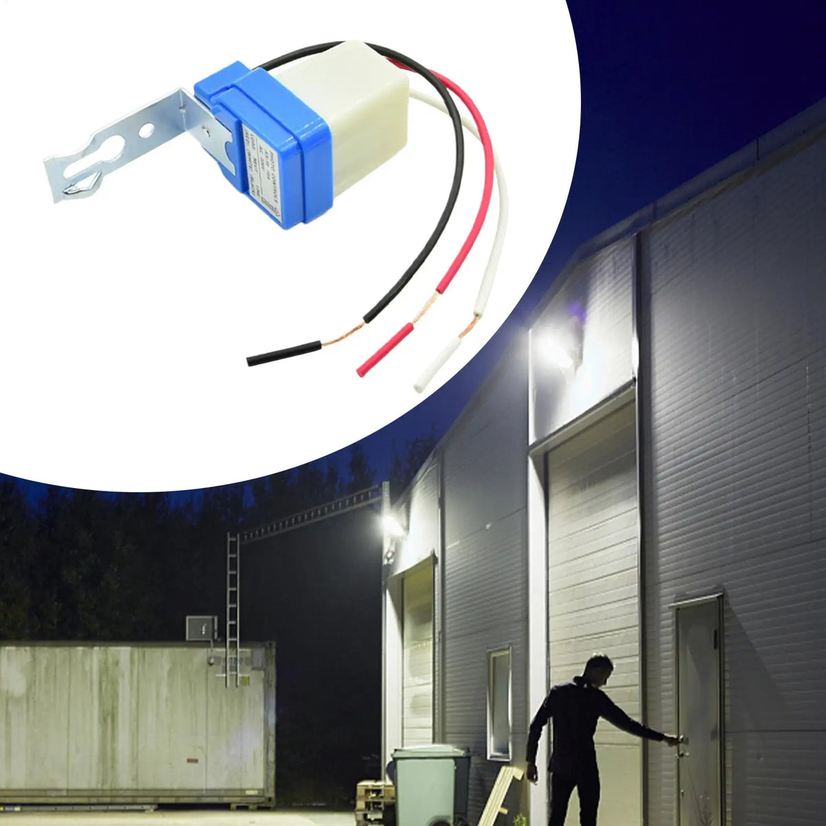 Dusk to Dawn Photocell Sensor – Auto Outdoor Light Controller Photocell Light Sensor Axl