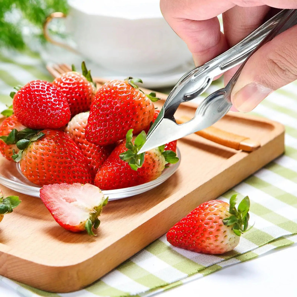 Stainless Steel Pineapple Eye & Stem Remover Kitchen Tweezer Fruit & Vegetable Tool Axl