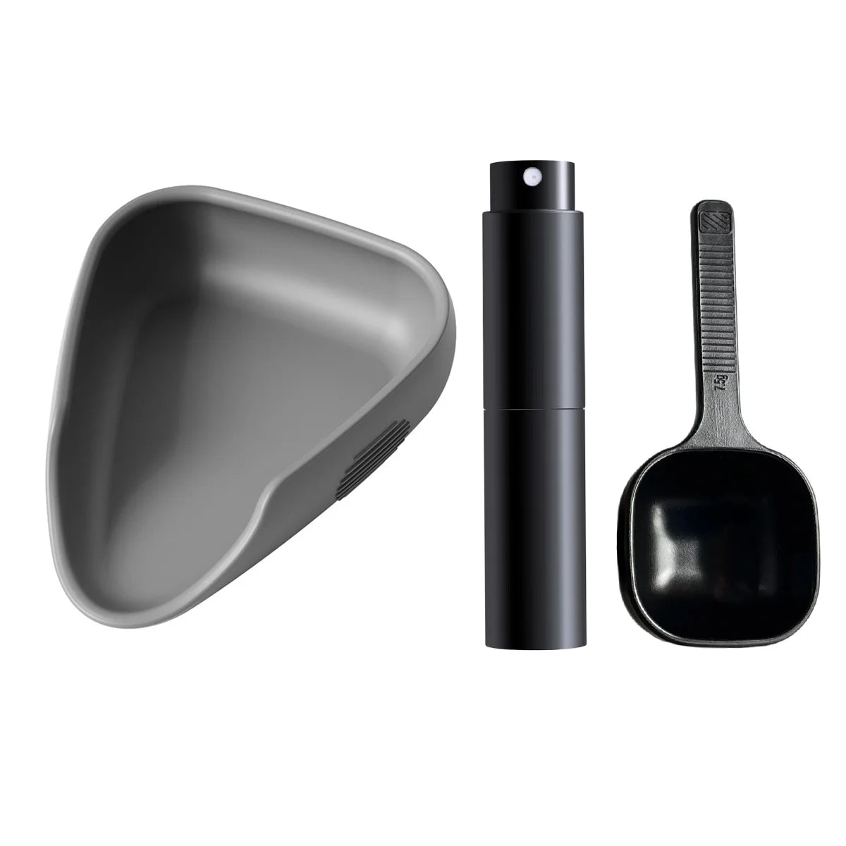 Silicone Coffee Dosing Cup & Sprayer Gift Set | Espresso Bar Coffee Bar Accessory Set Axl GRAY