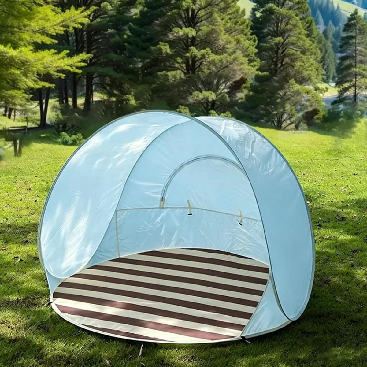 Portable Pop-Up Beach Tent Canopy – Family Sun Shade Pop-Up Beach Tent Axl