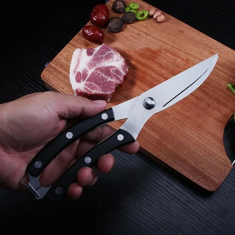 Stainless Steel Kitchen Scissors – BBQ & Poultry Shears Kitchen Shears Axl