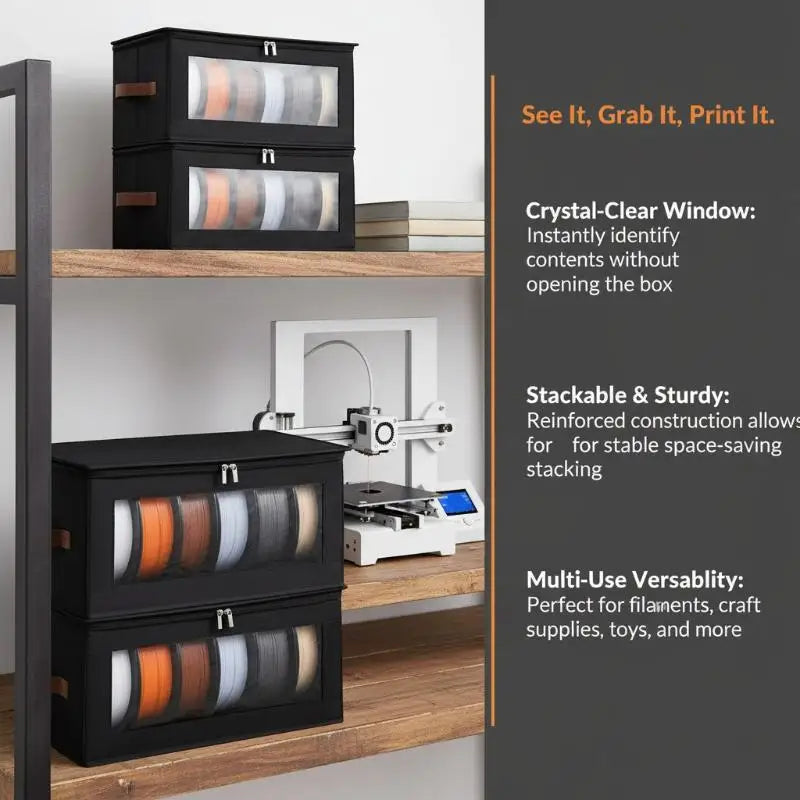 3D Printer Filament Storage Box – Dustproof & Moisture-Proof Filament Storage Box Axl Default Title