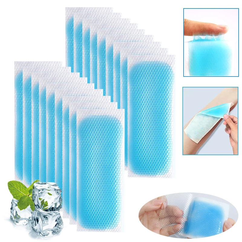 Ice Cool Cooling Patch 10-Pack | Sports, Hiking & Travel Cooling Body Patch Axl