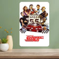 Cannonball Run Classic Movie Metal Poster Sign | Retro Wall Art Metal Wall Sign Axl aluminum sign aluminum 14x20cm