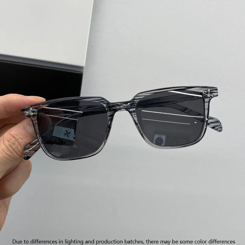 Men's Square Vintage Mirror Sunglasses UV400 – Retro Driver Fashion Sunglasses Axl