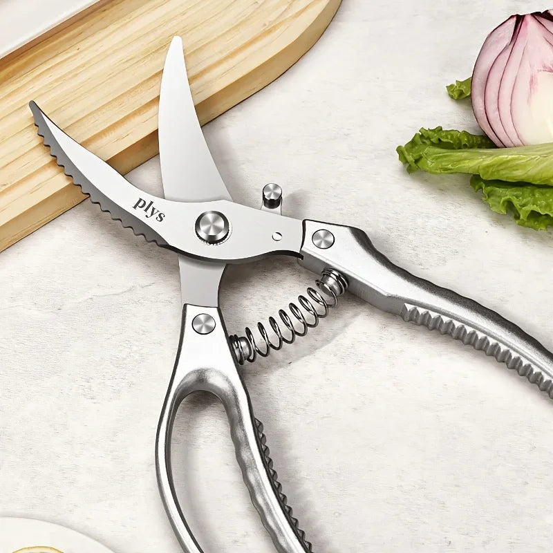 Stainless Steel Kitchen Scissors – Heavy-Duty Poultry Shears Kitchen Shears Axl