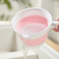 Large PP Folding Water Scoop – Long Handle Kitchen & Bath Folding Water Scoop Axl Pink water ladle 1pc