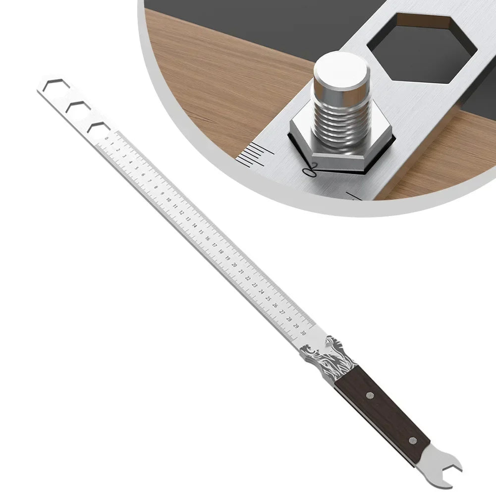 Manganese Steel Measuring Straightedge Ruler | 5mm Thick Measuring Straightedge Ruler Axl