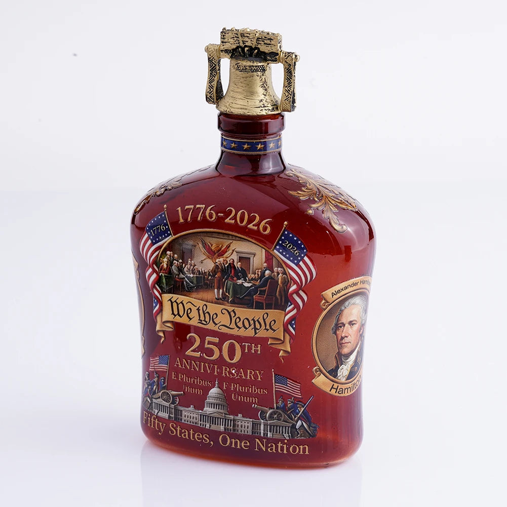250th Anniversary Glass Decanter | 1776–2026 Collectible Collectible Decanter Axl