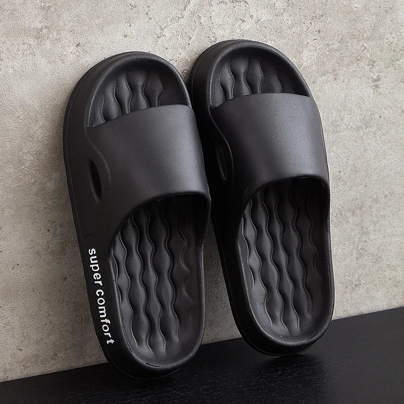 Men's Lightweight EVA Slides – Comfortable Indoor Slippers EVA Slides Slippers Axl black 40-41