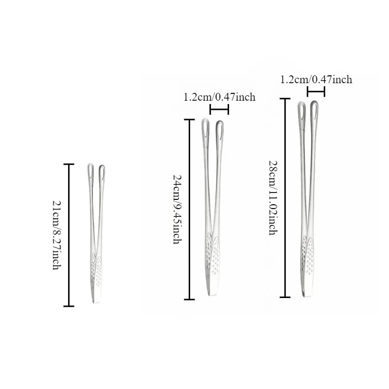 Stainless Steel Kitchen Tongs | BBQ Grill & Cooking Tweezers Kitchen Tongs Axl 3pcs set