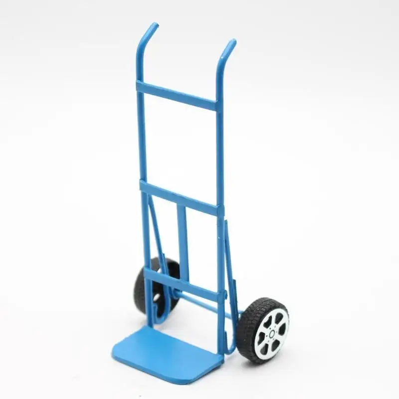 1:12 Miniature Metal Pull Cart – Dollhouse Garden Accessory Dollhouse Accessory Axl