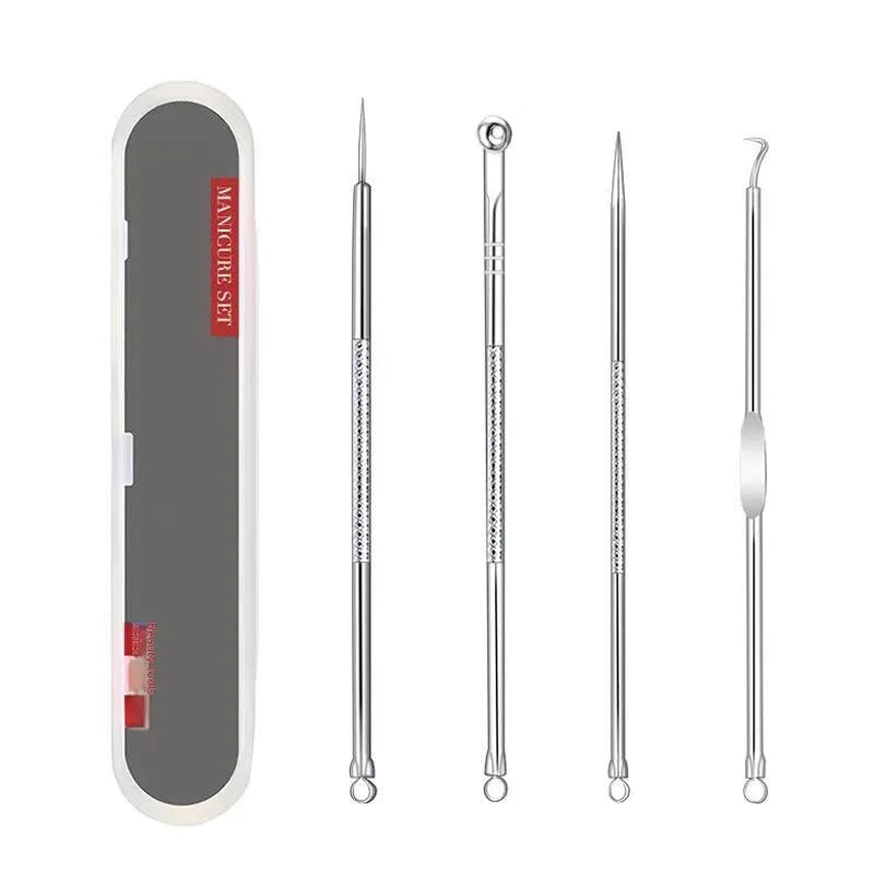 7-Piece Stainless Steel Blackhead Extractor Tool Kit Skin Extractor Kit Axl