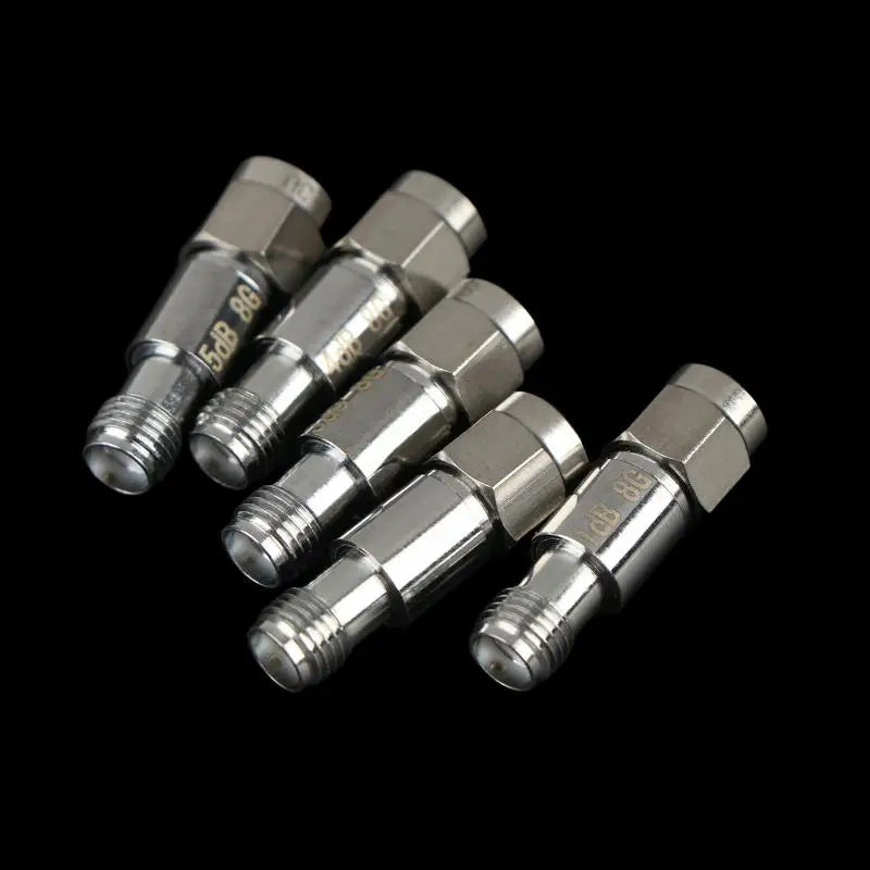 RF SMA Fixed Attenuator DC–8GHz 2W 1–5dB | Coaxial RF SMA Attenuator Axl