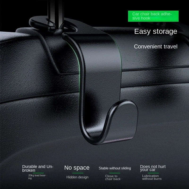 Car Headrest Hook Organizer – Universal Back Seat Hanger 1/2/4 Pcs Car Seat Hook Axl