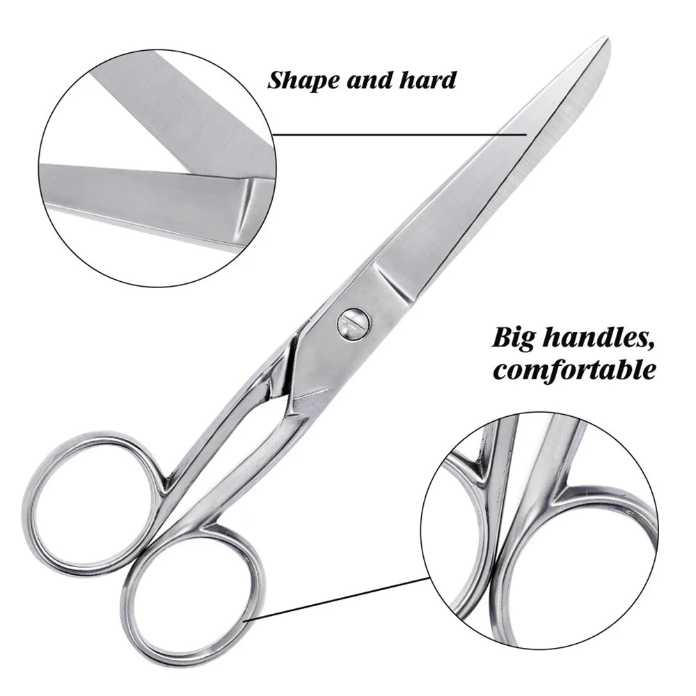 Stainless Steel Tailor Scissors – Fabric Sewing & Craft Tool Tailor Scissors Axl