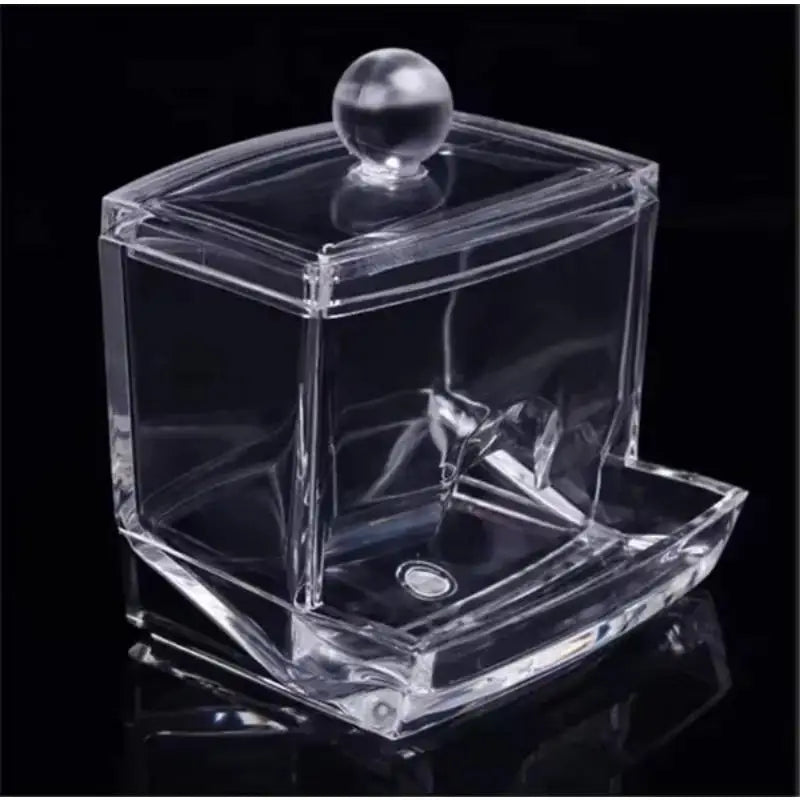 Clear Acrylic Q-Tip Cotton Swab Holder & Makeup Organizer Makeup Storage Organizer Axl