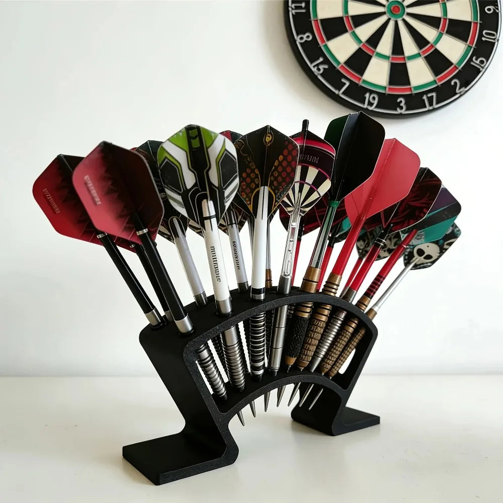 2-Pack 27-Slot Dart Holder Rack – Game Room Storage Organizer Dart Storage Rack Axl