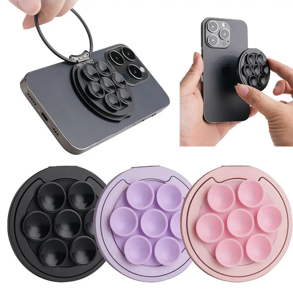 Magnetic Phone Holder with Suction Cup & Cosmetic Mirror Magnetic Phone Mount Axl
