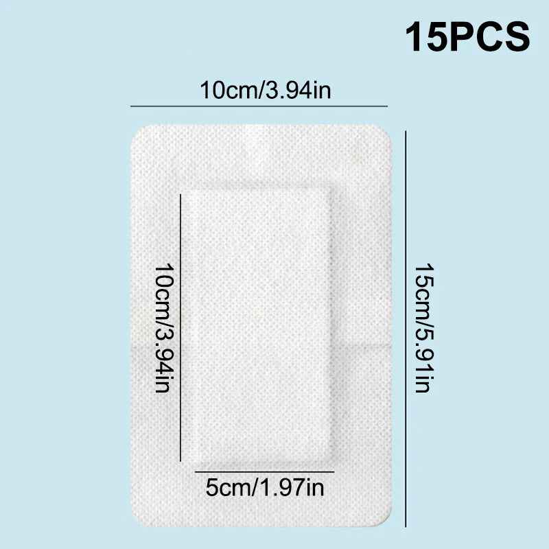 Waterproof Sterile Wound Dressings 10–30 Pcs | 10×15 cm Pads Sterile Wound Dressing Axl C15PCS
