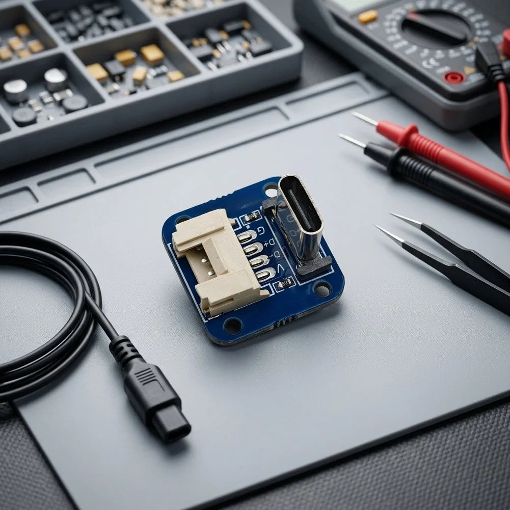 HY2.0 Charging Module Test Board 20x20mm | 14-Pin Input Charging Module Board Axl