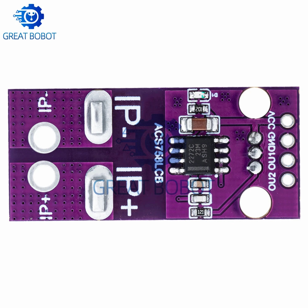 ACS758 Hall Effect Linear Current Sensor Module 50A 100A Current Sensor Module Axl