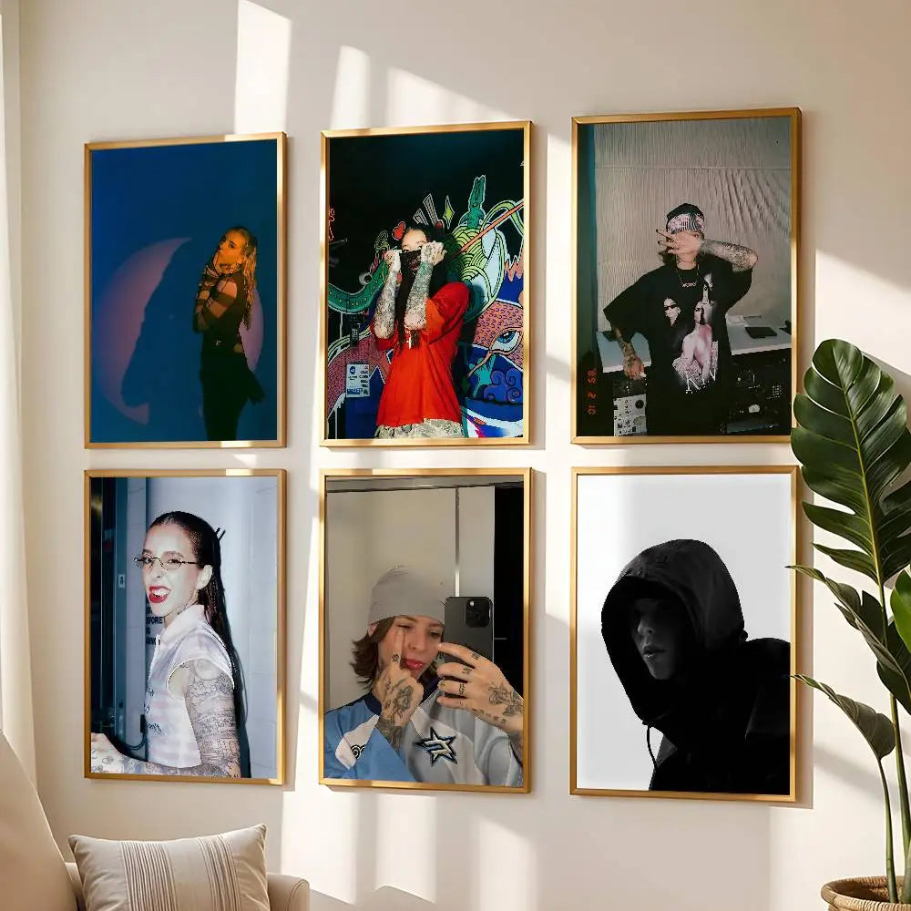 Young Miko Self-Adhesive Wall Poster – Waterproof Mural Sticker Wall Art Poster Axl
