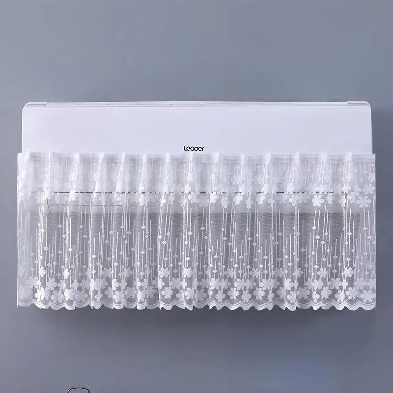 Lace Embroidery AC Curtain – Windproof Dustproof Cover 100×40cm AC Deflector Curtain Axl