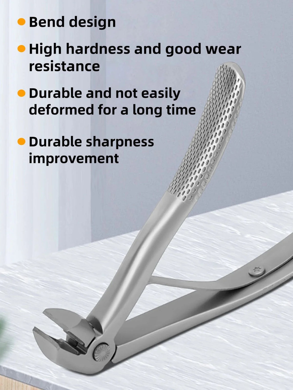Anti-Splash Stainless Steel Nail Clipper – Large Opening Nail Clipper Axl