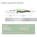 COOKCRAZE Kids Safety Kitchen Knife – Fruit & Veg Cutter for Children Children's Kitchen Knife Axl knife B